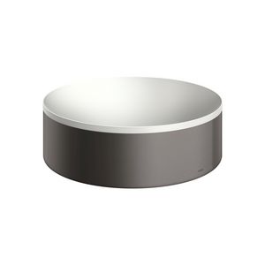 B&B waskom 300 zonder kraangat /overl wi-Brushed Black Chrome AX Suite