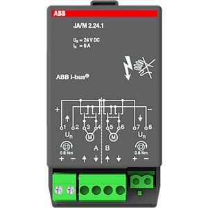 Jaloezie aktormodule KNX 2-voudig 2 x 24V DC