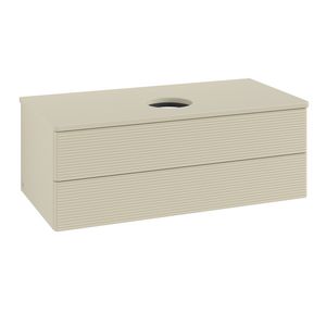 Wastafelonderkast Antao 1000x360x500mm S.Grey Matt Lacquer K20110HJ