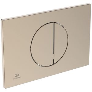 Mechanisch bedieningspanl 230x7.5x150mm brushed bronze Oleas