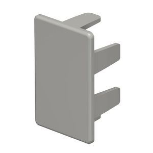 Eindstuk 25x40mm polyvinylchlorid steengrijs VVE=10