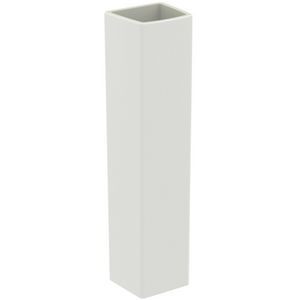 conca zuil voor opbouwwastel rechthoekig silk white T3880V1