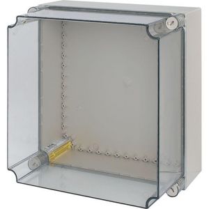 Kast Ci HxBxD=375x375x275mm deksel Ral7035 gladde zijden