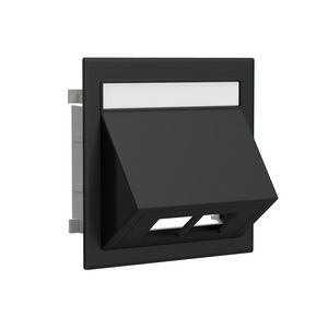 Data-aansluiting dubbel excl. RJ45-connector RAL9017 VVE=10