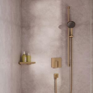Metropol 1-hendel afbouwdeel inbouwdouchemengkraan voor 1 functie Brushed Bronze