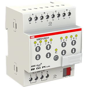 Jaloezie-/rolluikaktor KNX SMI LoVo 4-voudig DIN-rail