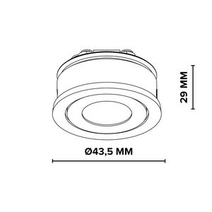 LED module Aluminium 2,1W 700mA Rood Lumiko Verona XPG