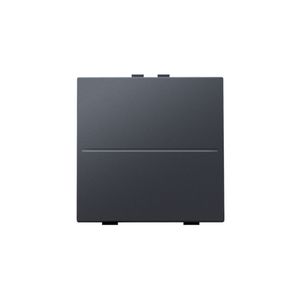 Enkelv. toets RF schakelaar/drukknop + 2 bedienknoppen anthracite