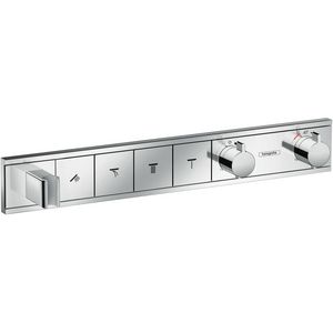 Afbouwdeel inbouwthermostaat RainSelect 4 functies 26l/min. chroom