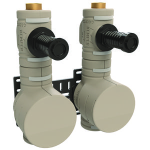 Bevestigingsset tbv afsluiter-watermeter-kast