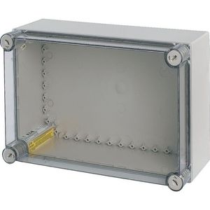 Kast Ci HxBxD=250x375x175mm deksel Ral7035 gladde zijden