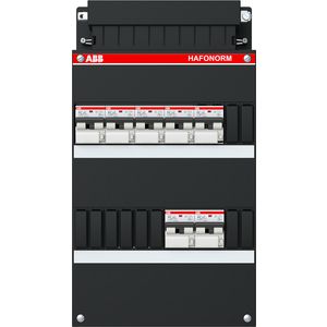 Installatiekast 7x 16A/30mA 3-f