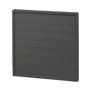 Jalouzieklep kunststof zelfsluitend 397x397mm PER-355EX zwart v.explosieveilige zone 1+2