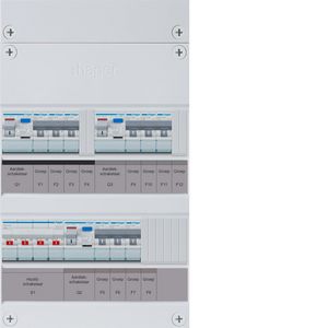 9-groepenverdeler, HS, 3x ALS 40A, 3f
