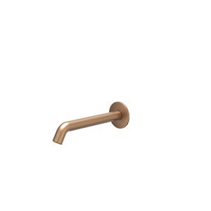 Baduitl. 23cm 1/2" aansluiting geborsteld mat koper