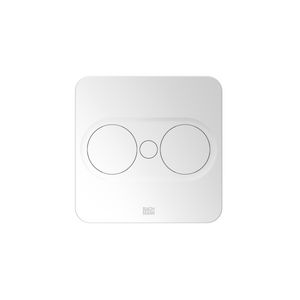 Twist 2 1x 230V RA + 1x USB A/C chrgr 2m RA vierkant wit