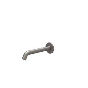 Baduitl. 23cm 1/2" aansluiting geborsteld metal black PVD