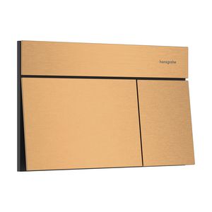 Drukplaat iFrame Element E dual flush Brushed Bronze