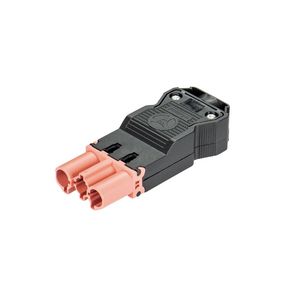 Kabelsteker GST18I3 male zalmrood schroef VVE=50