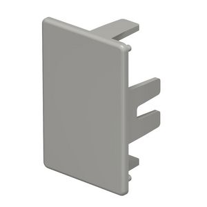 Eindstuk 30x45mm polyvinylchlorid steengrijs VVE=10