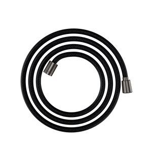 AXOR ShowerSolutions Textiel doucheslang 2 m met conische en cylindrische moer Brushed Black Chrome 28290340