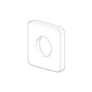 Rozet 63x63x9mm chr 092771007-00