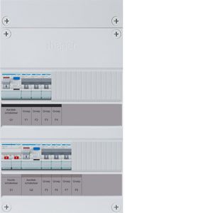 6-groepenverdeler, HS, 2x ALS 40A, 1f