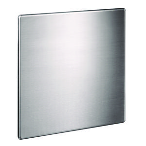 Afdekplaat verzinkt plaatstaal wit afsluiter-watermeter-kast