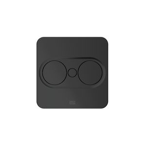 Twist 2 2x 230V RA 2m RA (stekker los bij) vierkant zwartmat