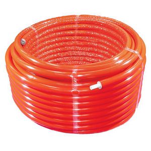 Rol a 25mtr. TIGRIS PEX/AL Buis+ 13mm isolatie rood 25x2,5mm