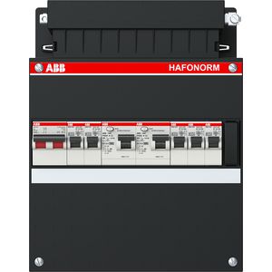 Groepenkast 5 groepen achter 2x30mA + HS 1-fase