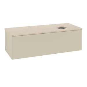 Wastafelonderkast Antao 1200x360x500mm S.Grey Matt Lacquer K34013HJ