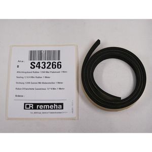 Afdichtingsband 12x4 met plakstrook 1mtr. S43266