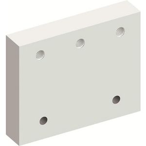 Isolatieplaat t.b.v. doorverb.rail