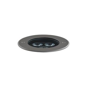 LED-Grondinbouwarmatuur 2700K 14W DALI cirkelvormige gemidde