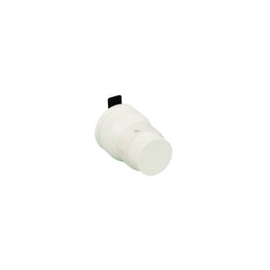 Eindstop VISION insteek 16mm wit (niet herbruikbaar)