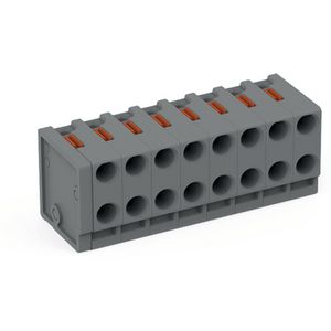 2-draads FE steker Drukknop PUSH WIRE grijs 252-308 VVE=50