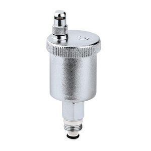 Autom. ontluchter Minical 1/2"bt. chroom + afsl. + hygr.vent.