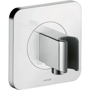Axor Citterio E Porter wandhouder chroom met muuraansluitbocht