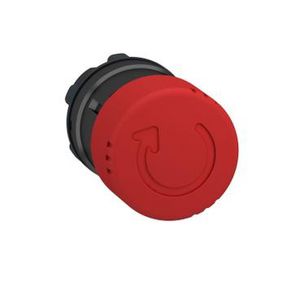 Kop noodstop 30 draaien om te ontgrendelen 22mm Rood z. m