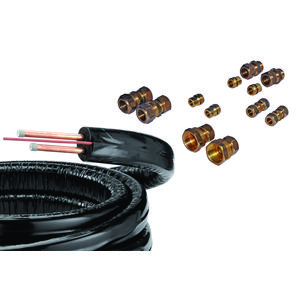 Dubbele voorgeisoleerd leiding Duo-Tube Cu 10mm x10m Remasol