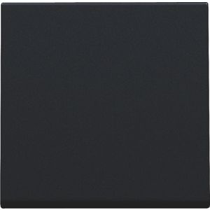 Afwerkingsset enkelv. elektr. schakelaar/knop black