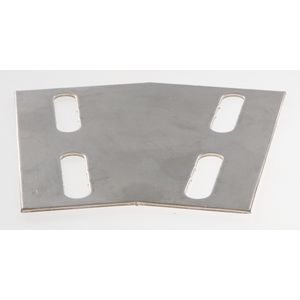 Koppeling 18gr. vertikaal Crafty H100 RVS 304
