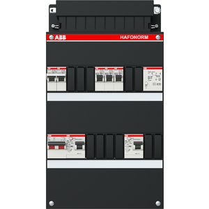 Groepenkast 3 groepen achter 2x 30mA + FT + HS 1-fase