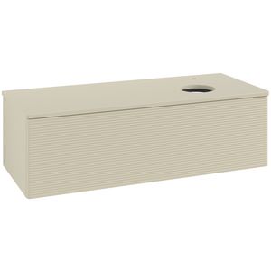 Wastafelonderkast Antao 1200x360x500mm S.Grey Matt Lacquer K34150HJ