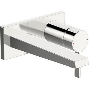 Wandafbouwset wandmengkraan vaste uitloop spr197mm HANSALOFT