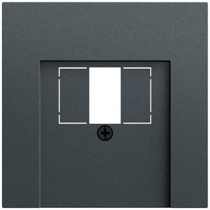 Afdekking TAE USB System 70 antracit(gel.)