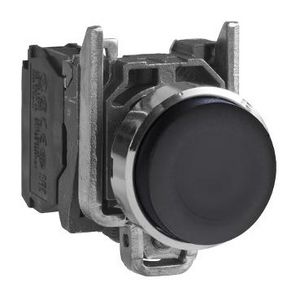 Drukknop Verhoogd Zwart 1NO/1NC Custom Harmony XB4