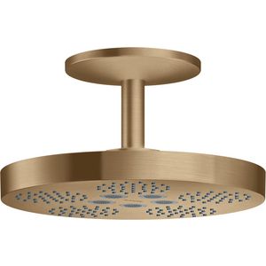 Hoofddouche 280 2 straalsoorten met plafondaansluiting Brushed Bronze AX One