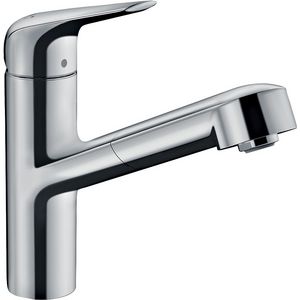 M42 M427-H150 1-hendel keukenmengkraan chroom met uittrekbare uitloop